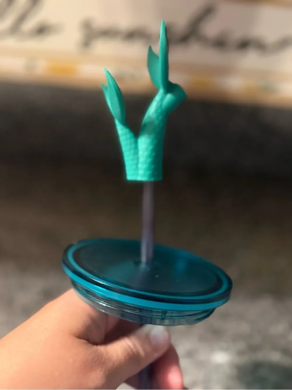 Starbucks Mermaid Travel Tumbler with Straw